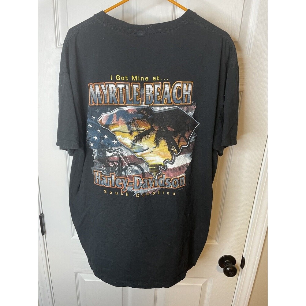 Vintage Y2K Harley Davidson T-Shirt XL Motorcycle Myrtle Beach SC “I Got Mine”